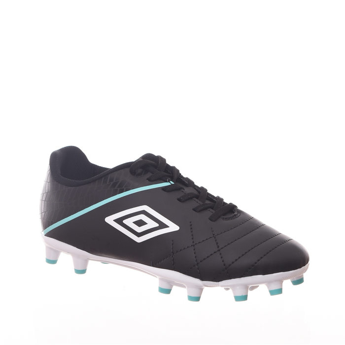 Chuteira Campo Umbro Medusae III League Preto e Turquesa