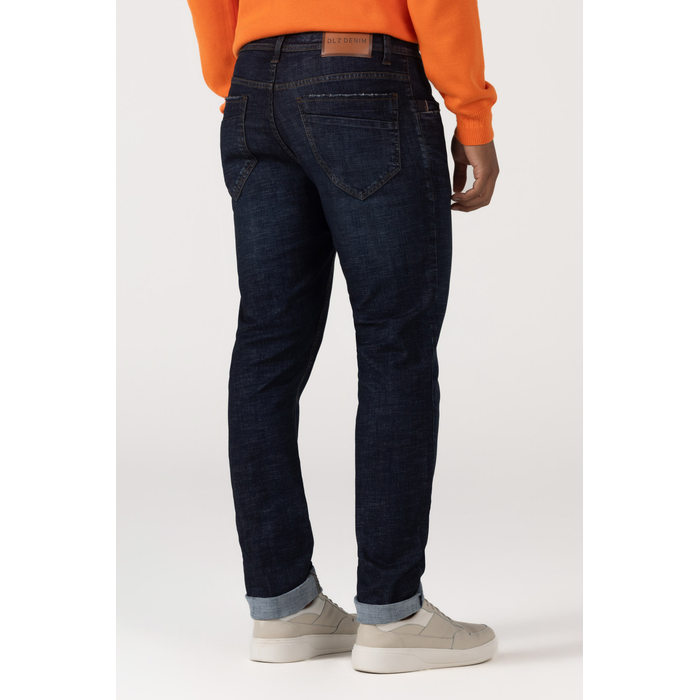 Calça Jeans Dlz Slim Algodão Elastano com Bolso Azul Escuro