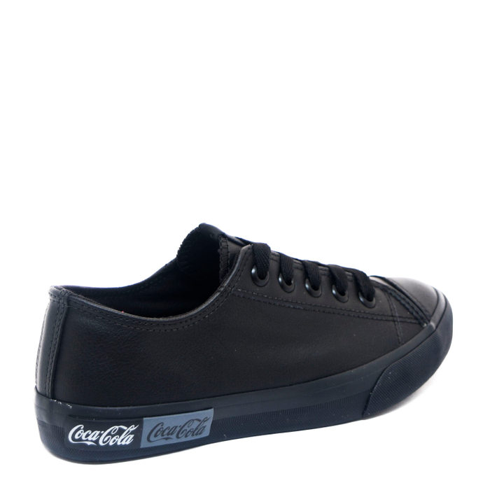 TÊNIS COCA COLA LISO NAPA APLICAÇÃO GARRAFA METAL LOGO PRETO
