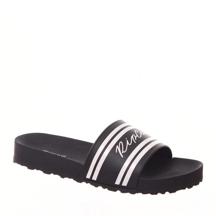 Chinelo Slide Rip Curl Estampa Logo Preto