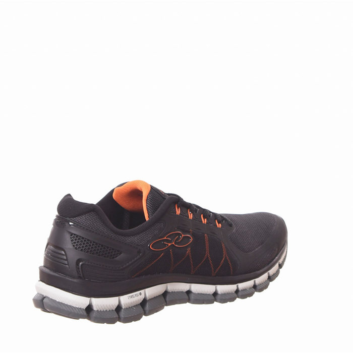 Tênis Olympikus Mesh Freedom Tecnologia Evasense Preto Mescla e Laranja