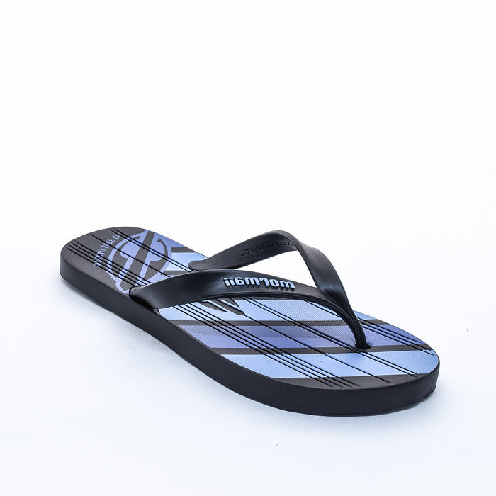 Chinelo Mormaii Tropical Grafics Preto e Azul