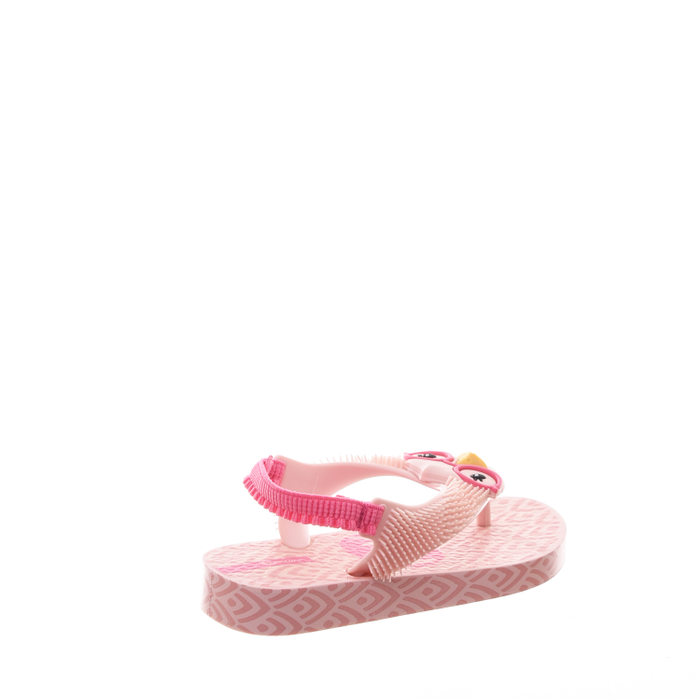 Chinelo Ipanema Fluffy Baby II Passarinho Rosa