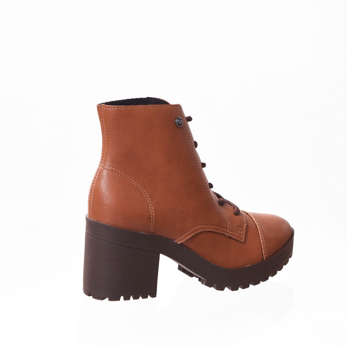 Bota Coturno Via Marte Solado Tratorado Marrom