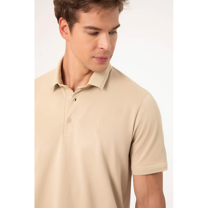 Camisa Polo Dlz Algodão Elastano Gola Colarinho Ribana Trabalhada Manga Curta Lisa Aplicação Bordado