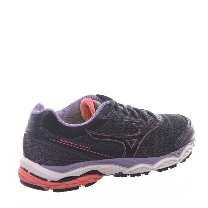 Tênis Mizuno Wave Mirai P Grafite e Lilás