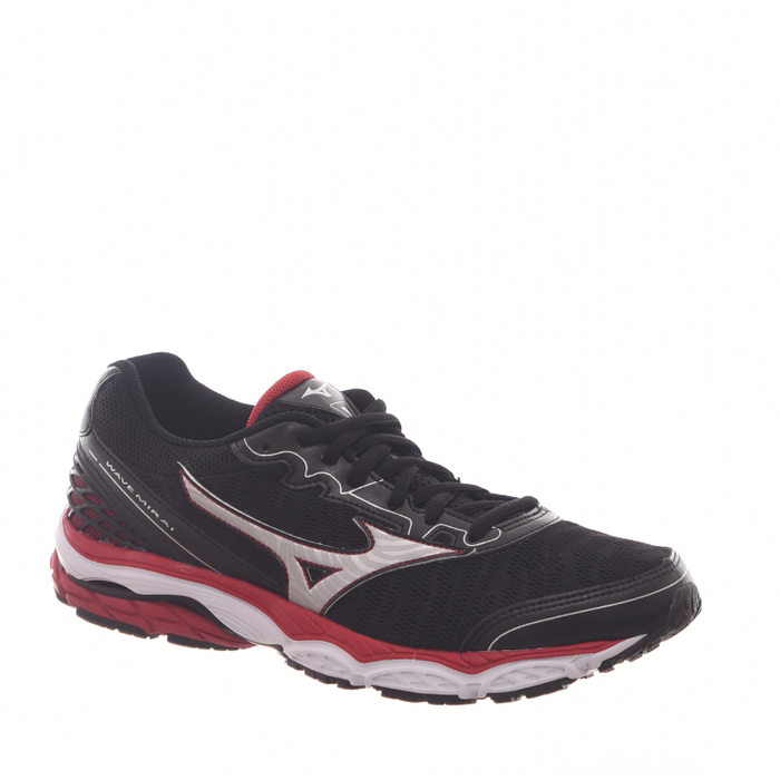 Tênis Mizuno Wave Mirai P Preto e Vermelho