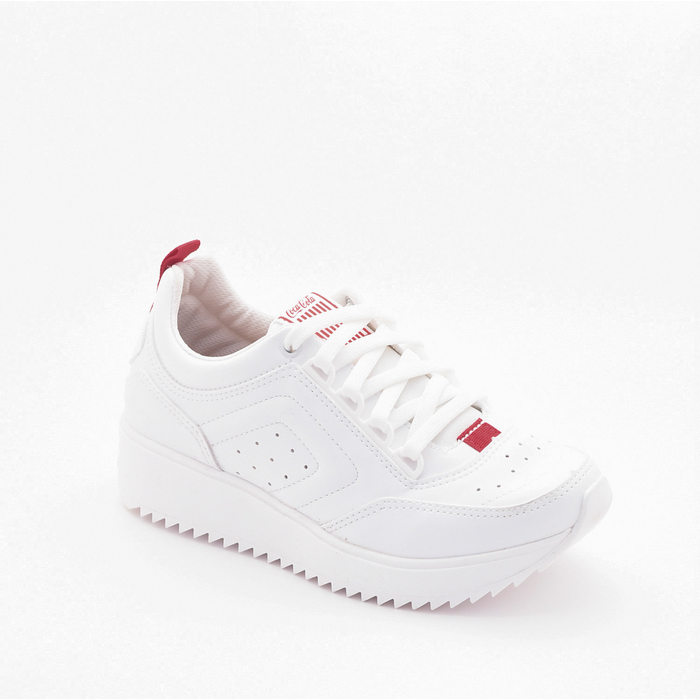Tênis Chunky Coca Cola Jogger Tratorado Branco
