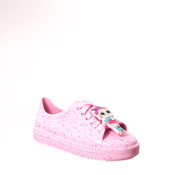 Tênis Grendene LOL Surprise Detalhe Enfeite Cadarço Rosa