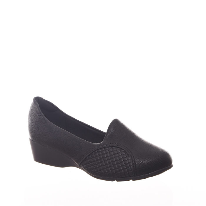 SAPATO SLIP-ON MODARE ULTRA CONFORTO COM PROTETOR PARA JOANETE PRETO