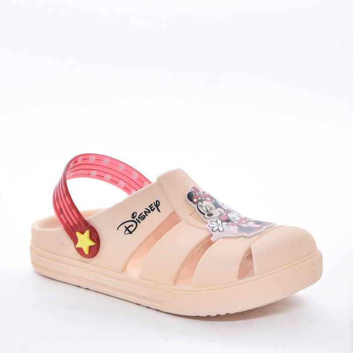 Sandália Crocker Grendene Disney Fun Pic Aplicação Minnie e Margarida Salmão