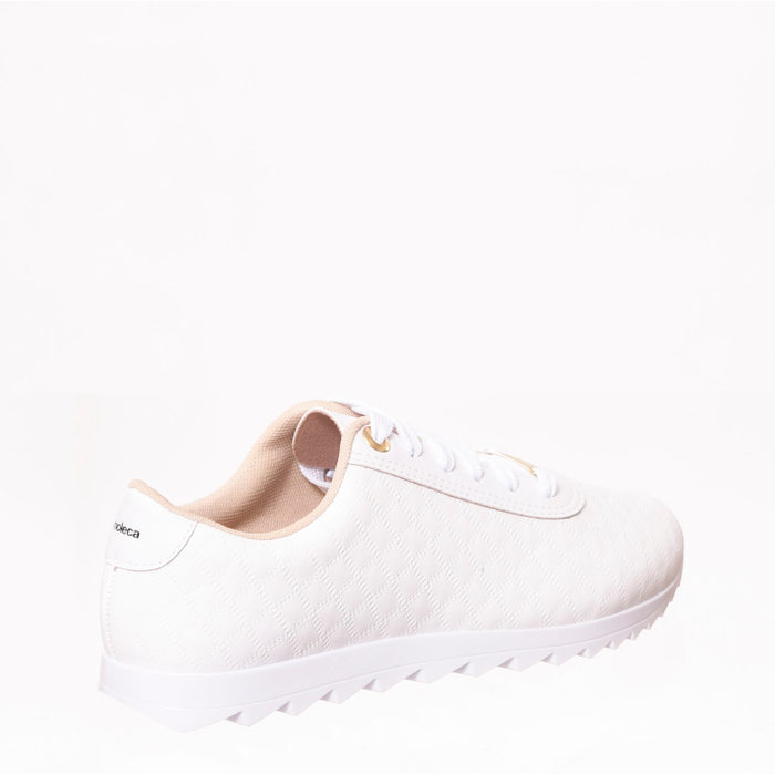 Tênis Jogger Moleca Detalhe Matelassê Solado Tratorado Branco