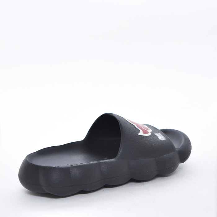 Chinelo Slide Grendene Naruto Comfy Nuvem Trabalhado Preto
