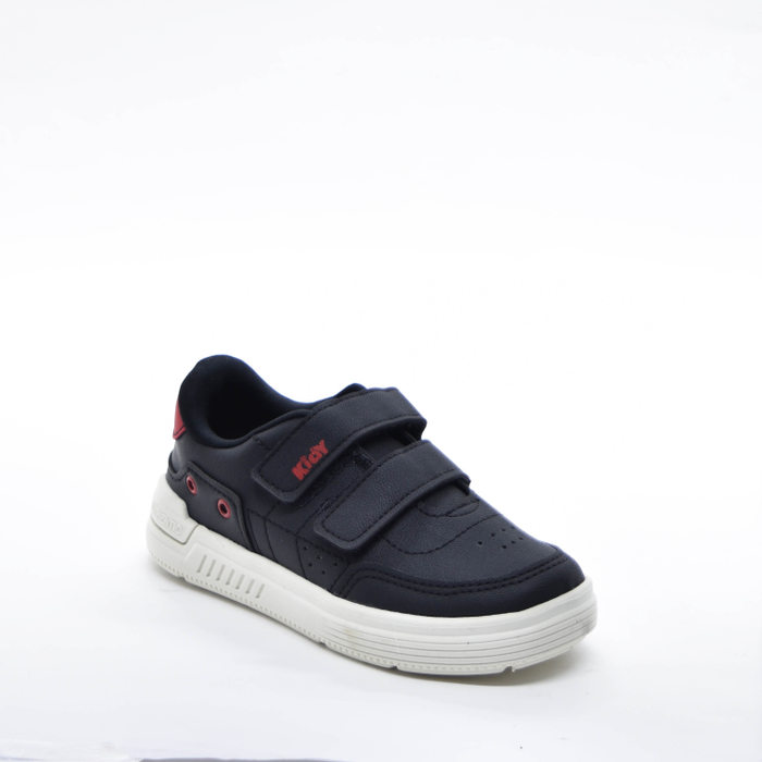 Tênis Kidy Tecnologia Softness Foam Flex Anatômico com Recortes Fechamento Dois Velcro Solado Emborr