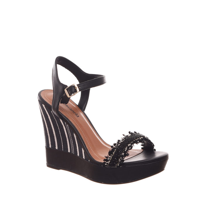 Sandalia vizzano shop salto listrado