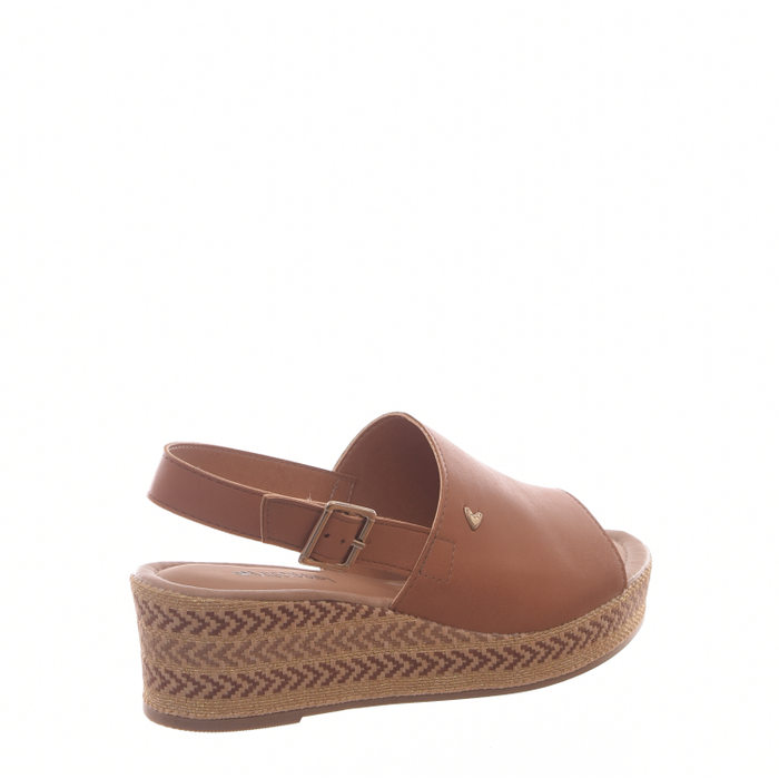 Sandália Mississipi Plataforma Trabalhada Caramelo