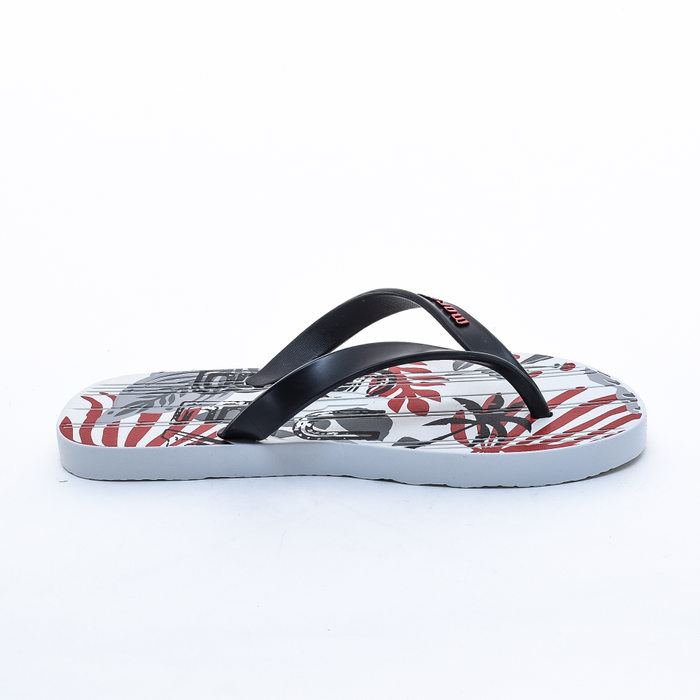 Chinelo Mormaii Tropical Grafics Branco e Preto