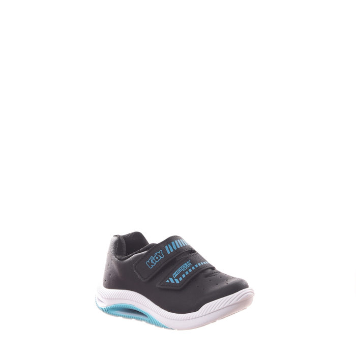 Tênis Kidy Hoox Baby Respi-Tec com Velcro Preto e Azul