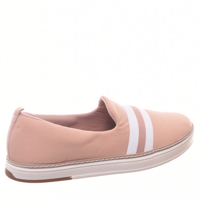 TÊNIS SLIP MODARE ULTRA CONFORTO LYCRA COM DTEALHE ELÁSTISO LISTRA ROSA E BRANCO