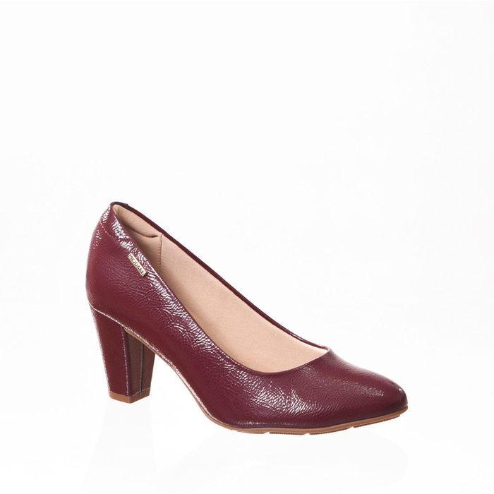 SAPATO MODARE ULTRA CONFORTO COM AMORTECEDOR VERNIZ MOLHADO ROSE