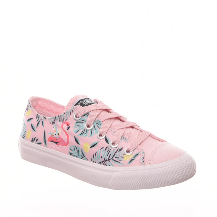 Tênis Capricho Like Estampa Flamingo Rosa
