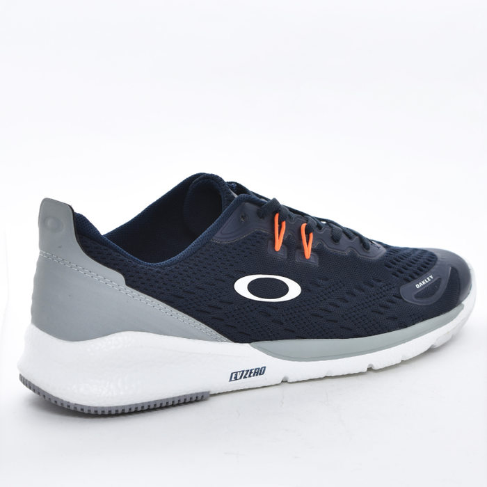 Tênis Jogger Oakley Evzero Ozone Mesh Trabalhado Detalhe Neon Azul Marinho