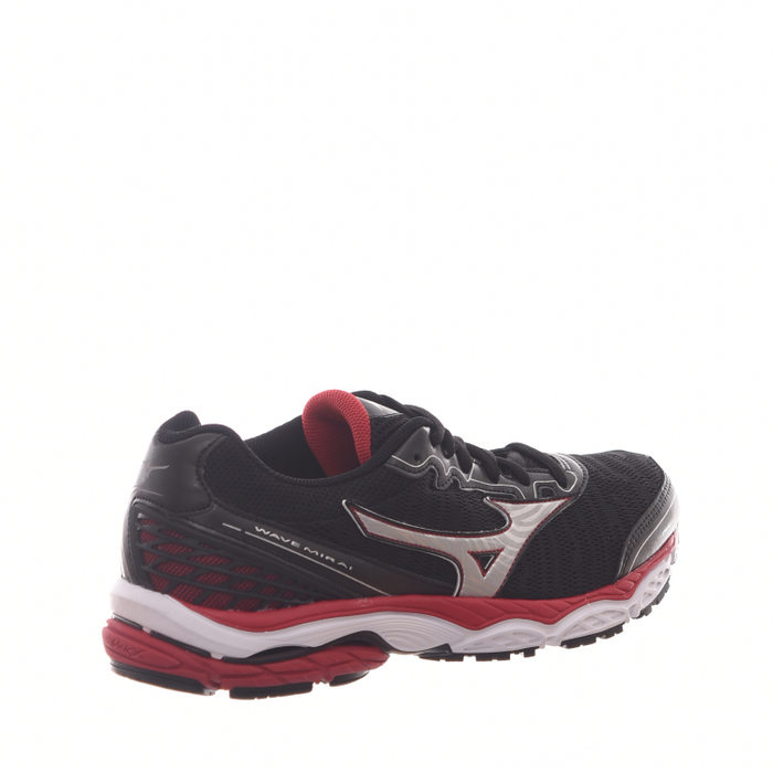 Tênis Mizuno Wave Mirai P Preto e Vermelho