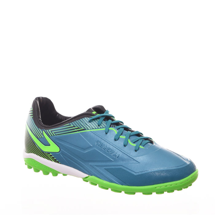 Chuteira Society Topper Champion II Estampada Azul Petróleo