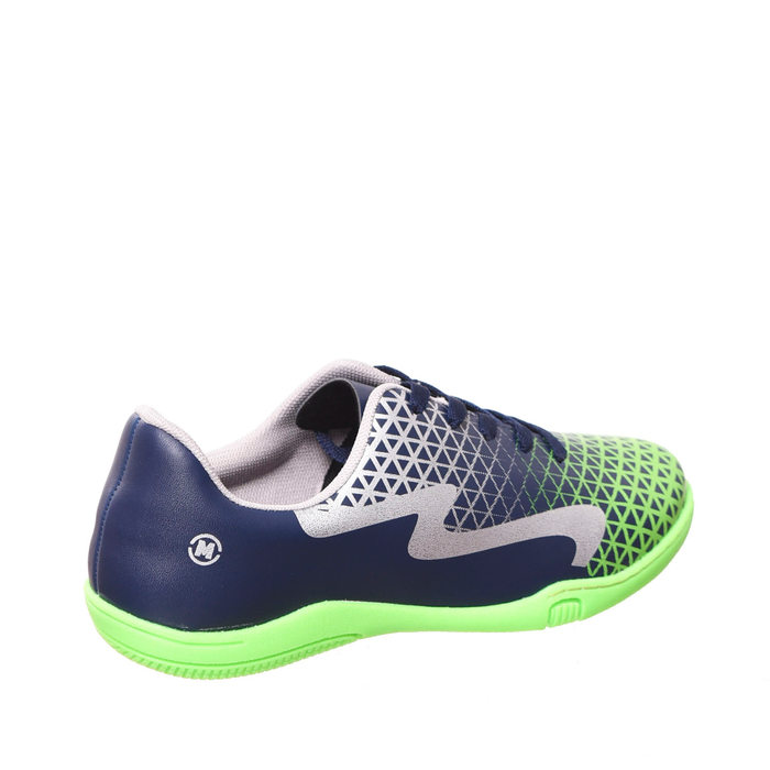 Chuteira Futsal Molekinho Azul Marinho e Verde