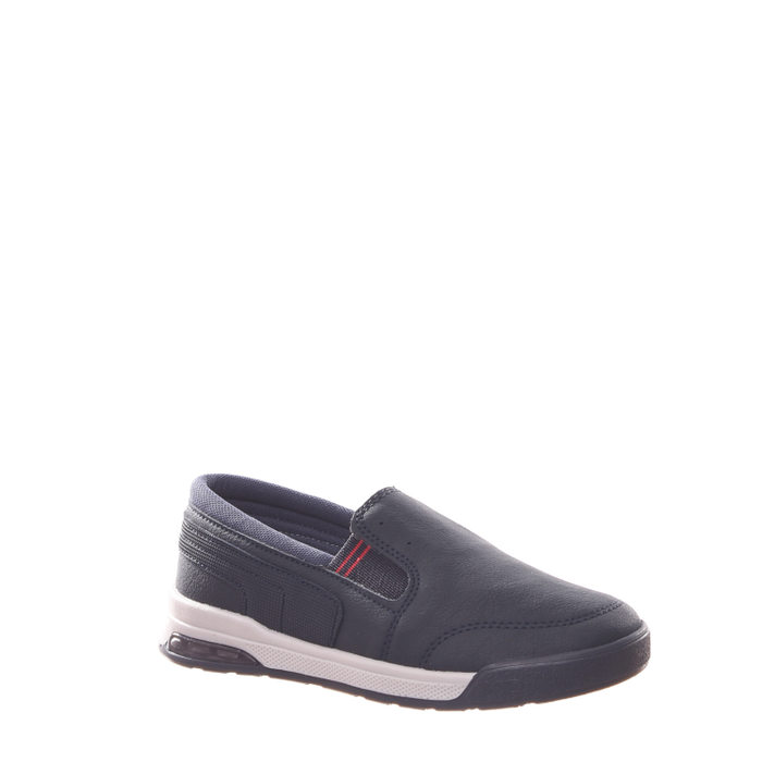 Sapatenis Slip-On Kidy Respi-Tec Detalhe Costura Azul Marinho