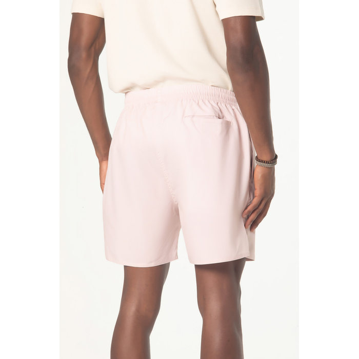 Short Banho Dlz Poliéster Elastano Cós Elástico com Amarração Bolso Embutido Salmão