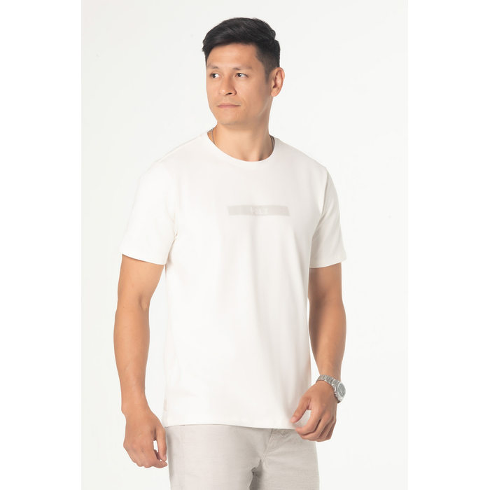 Camiseta Dlz Algodão Elastano Manga Curta Estampa Escrita Trabalhada Aplicação Logo Off White
