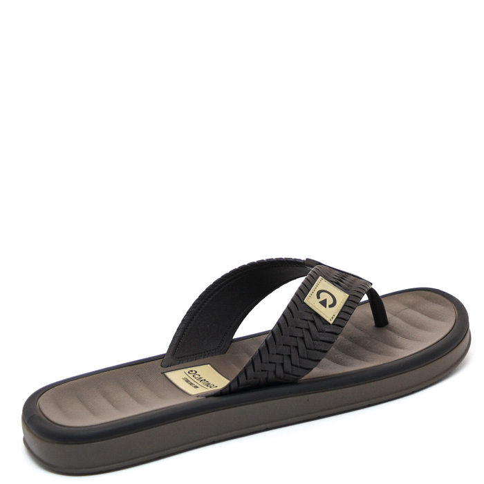 Chinelo Cartago Coimbra Tira Tressê Marrom