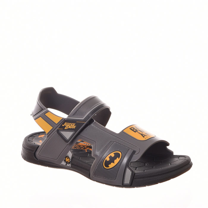 Sandália Grendene Liga da Justiça Batman Acompanha Máscara Cinza e Preto