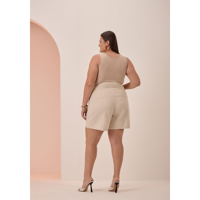 Blusa Regata Lunender Malha Viscose Elastano Básica Preto