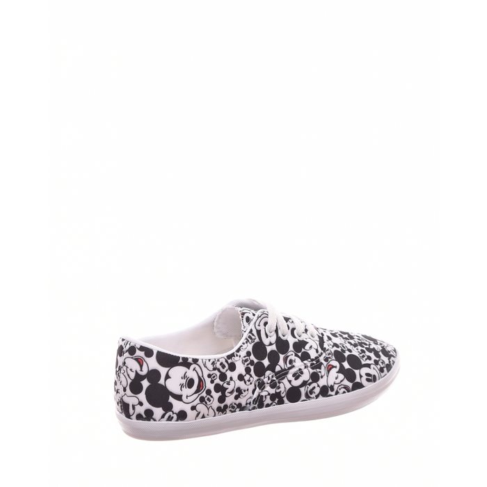 Tênis Seven Estampa Mickey Branco e Preto