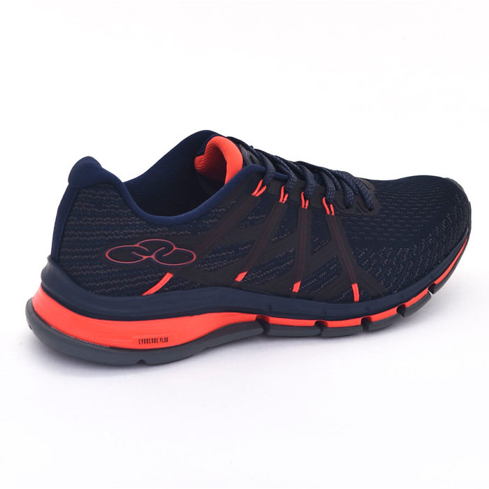 Tênis Olympikus Diffuse 3 Mesh Azul Marinho e Laranja