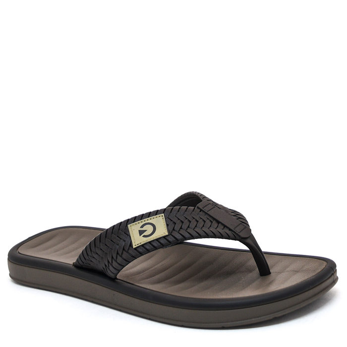 Chinelo Cartago Coimbra Tira Tressê Marrom