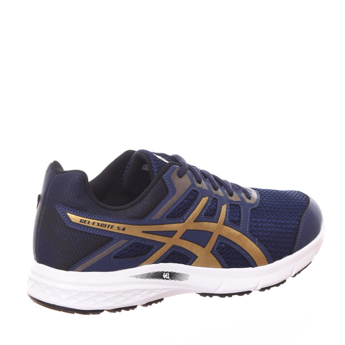 Tênis ASICS Gel Excite 5 A Azul Marinho e Dourado