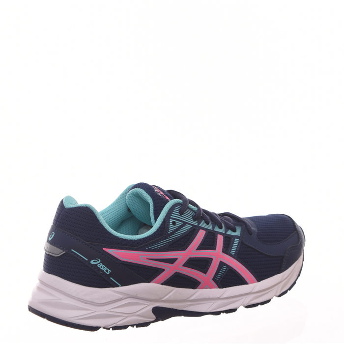 Tênis ASICS Raiden Mesh Azul Marinho e Rosa