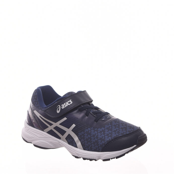Tênis ASICS Fantasy 3 PS com Velcro Azum Marinho e Prata