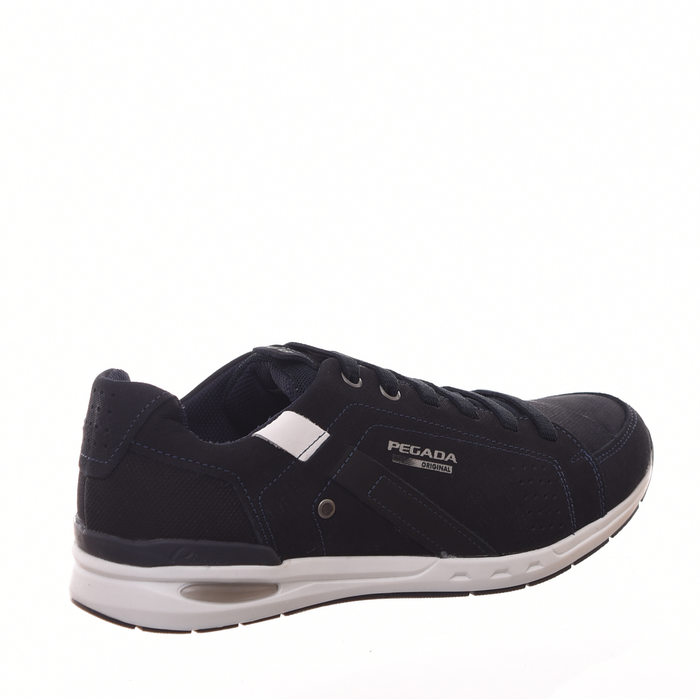 Sapatênis Pegada Jogger Cadarço Elástico com Amortecedor Azul Marinho