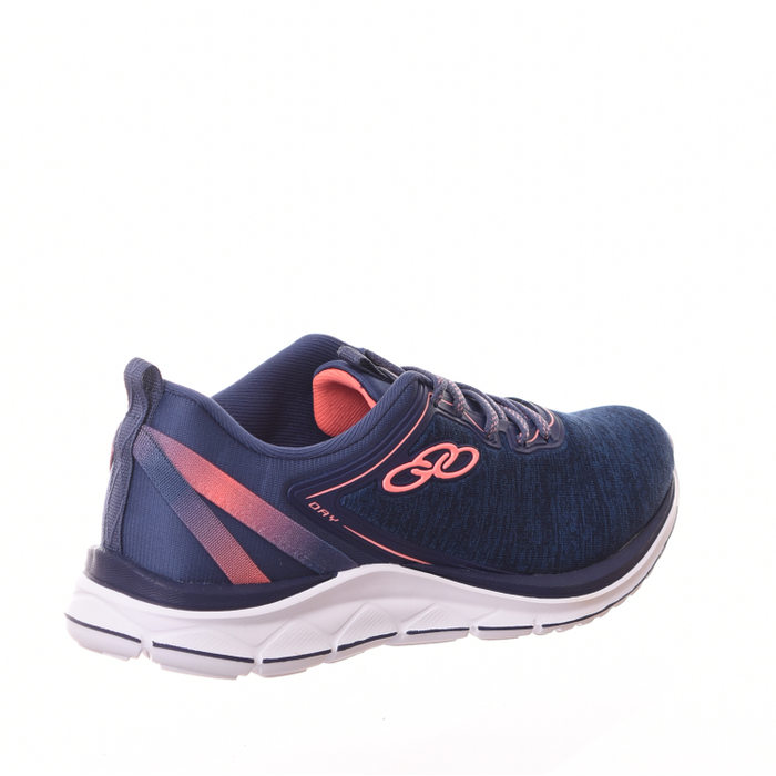 Tênis Olympikus Day Palmilha Feetpad Azul Marinho Mescla e Coral