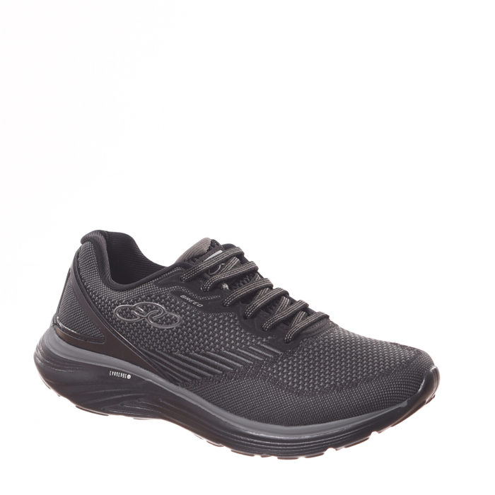 Tênis Olympikus Bred Kids Tecido Solado EVA Preto e Grafite