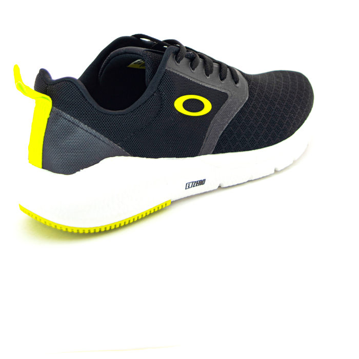 Tênis Jogger Oakley Evzero Fly Tela Aplicação Logo Neon Preto e Verde