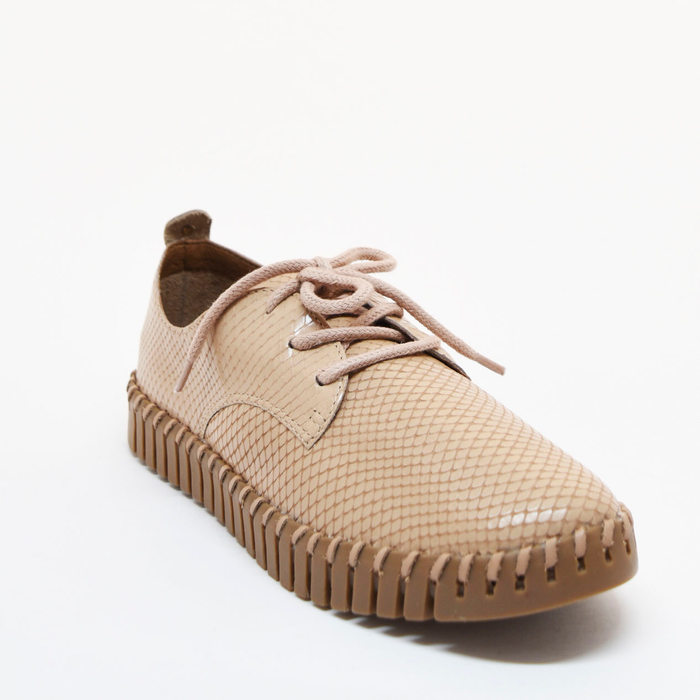 Tênis Slip-On Bottero Couro Solado Tratorado Flexivel Detalhe Microperfuro Marrom