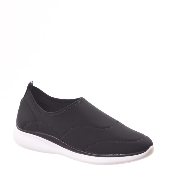 TÊNIS COMFORTFLEX LYCRA DETALHE COSTURA PRETO