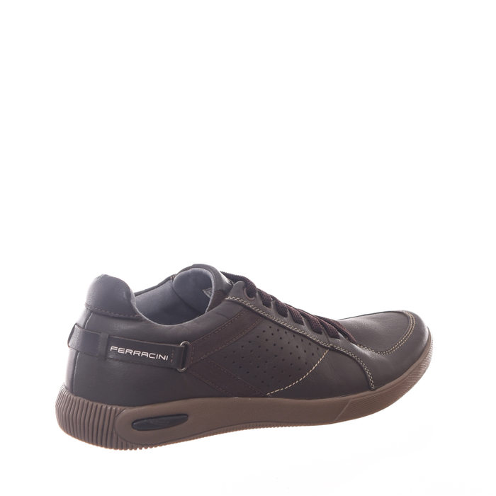 Sapatênis Ferracini Palmilha Float Cadarço Elástico Couro
