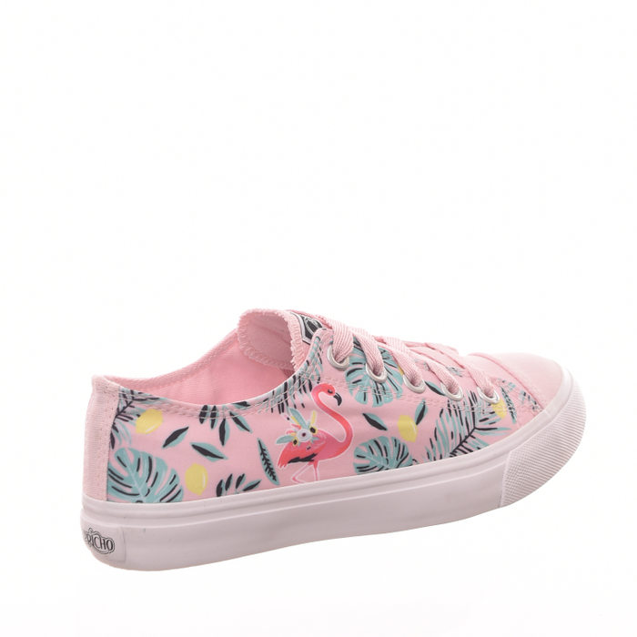 Tênis Capricho Like Estampa Flamingo Rosa