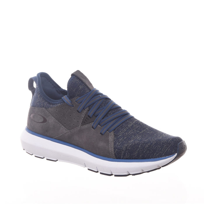 Tênis Jogge Oakley Patch Detalhe Neoprene Azul Marinho Mescla e Grafite